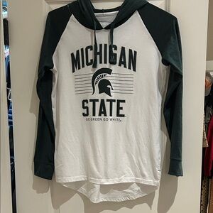Michigan State University hoodie lightweight size small like new never worn